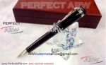 Perfect Replica Dunhill Sentryman Black Precious Resin Ballpoint Pen - AAA Grade